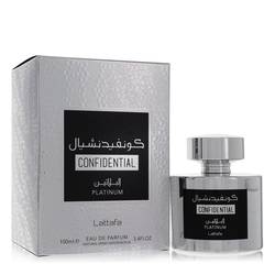 Lattafa Confidential Platinum Eau De Parfum Spray (Unisex) By Lattafa
