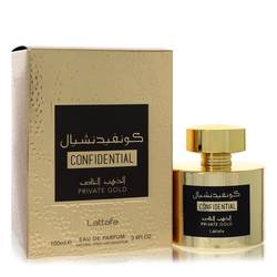 Lattafa Confidential Private Gold Eau De Parfum Spray (Unisex) By Lattafa