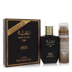 Lattafa Raghba Man Eau De Parfum Spray plus 1.7 oz Deodorant Spray By Lattafa